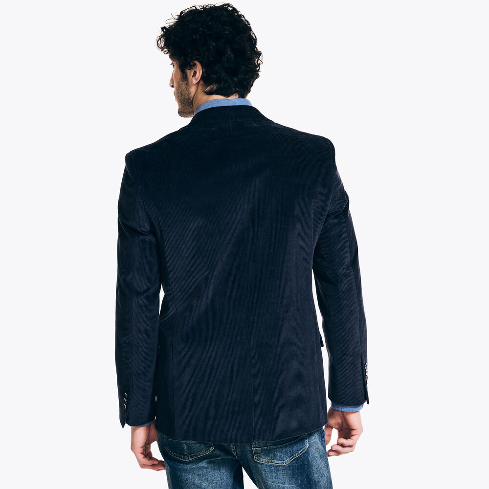Corduroy Blazer,Navy,large