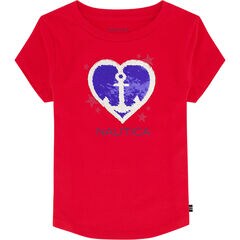 Girls' Heart Anchor T-Shirt (7-16),Pale Orchid,large