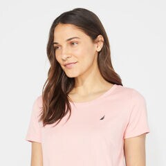 TIE FRONT KNIT TOP,Prism Pink,large
