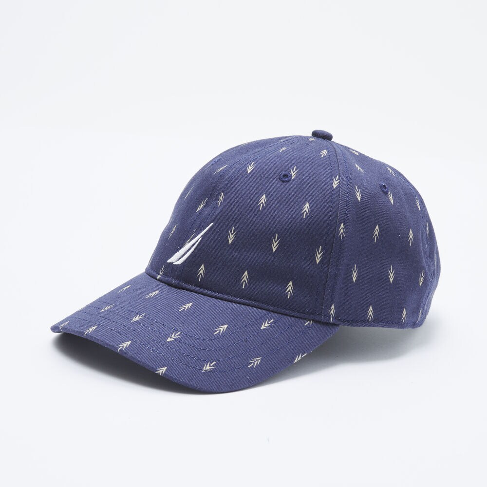 BRAND ICON PRINTED CAP,Navy,large