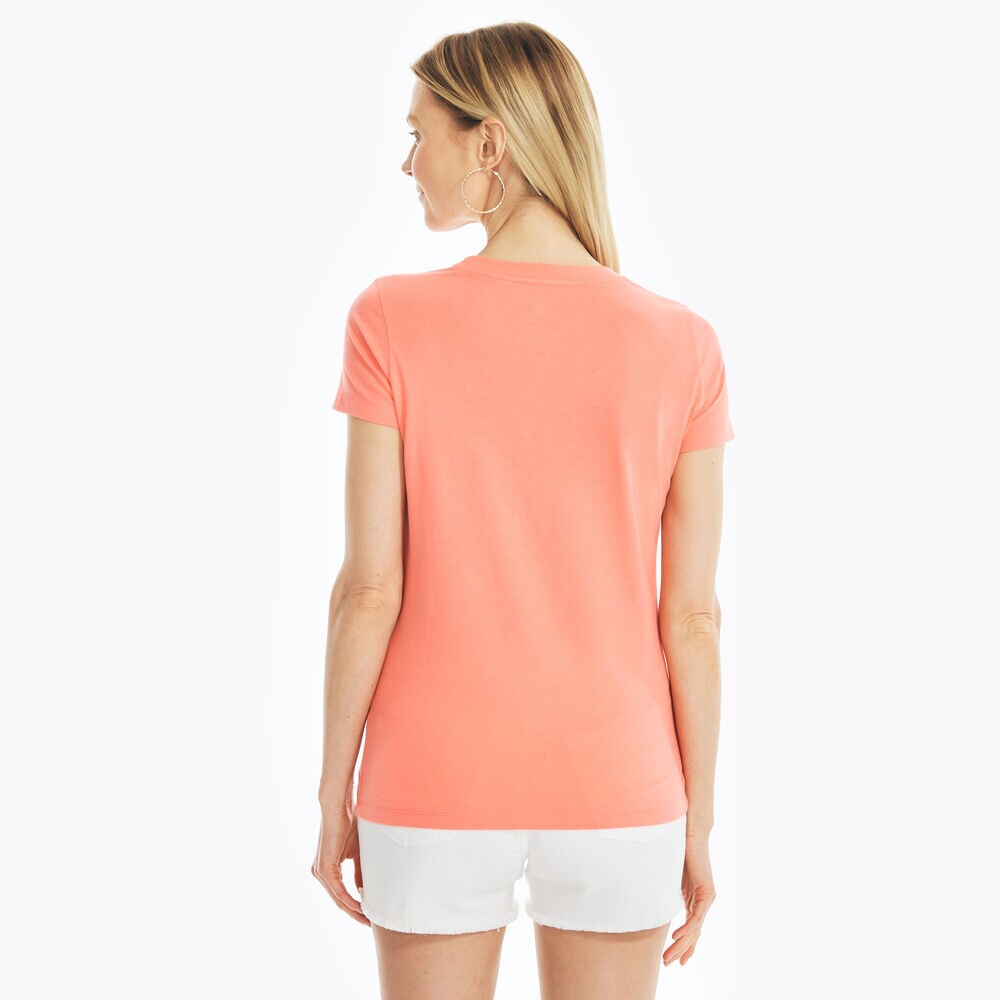 SUSTAINABLY CRAFTED SAILBOAT GRAPHIC T-SHIRT,Sugar Coral,large