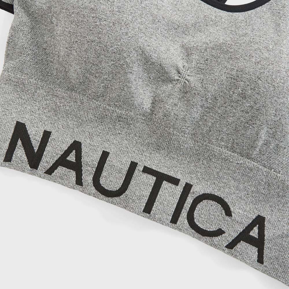 LOGO GRAPHIC SPORTS BRA, 2-PACK,Grey Heather,large