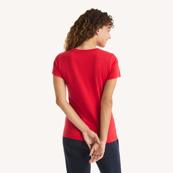 Rhinestone Logo Graphic T-Shirt
