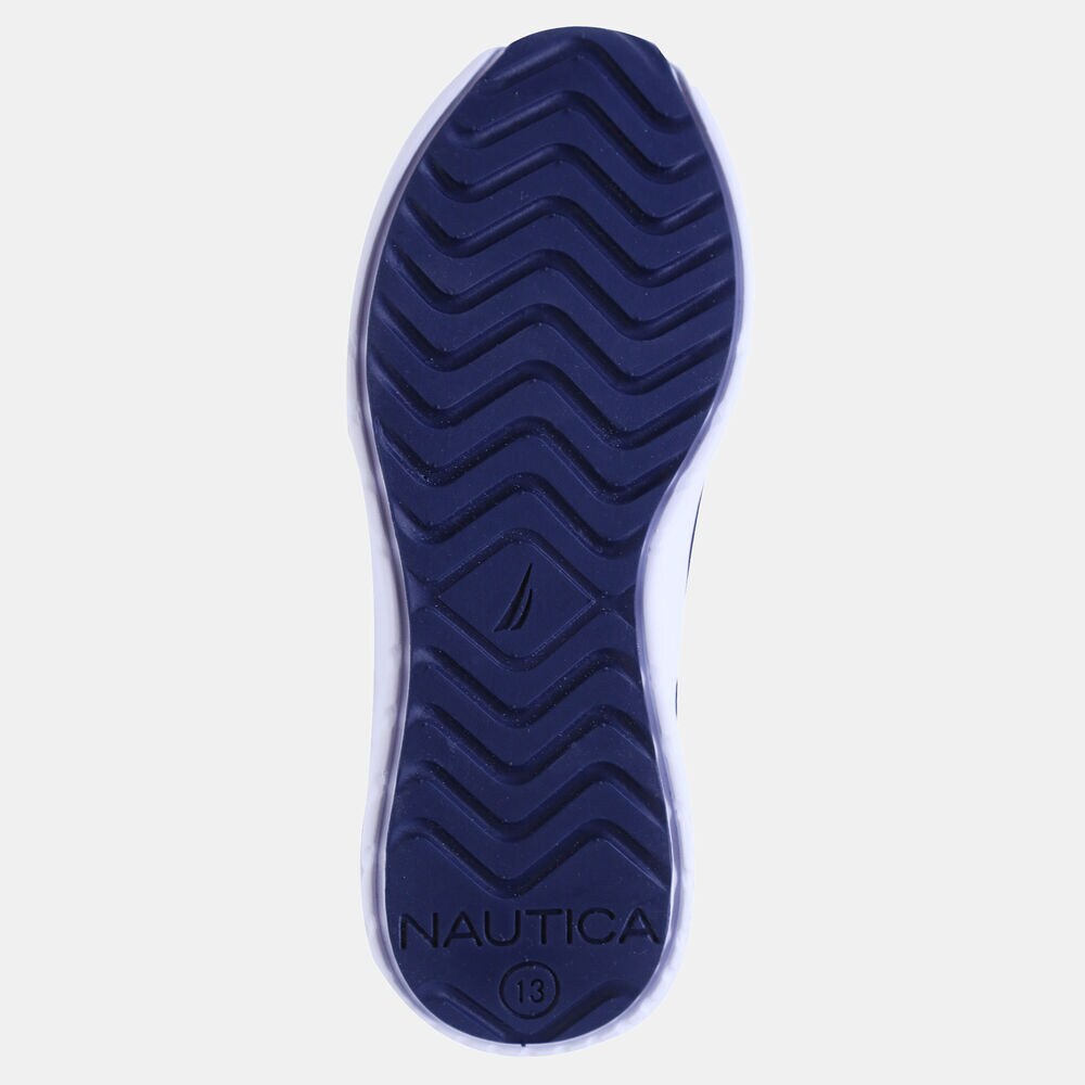 BOYS' LOGO MESH SLIP-ON SNEAKER,Ice Blue,large