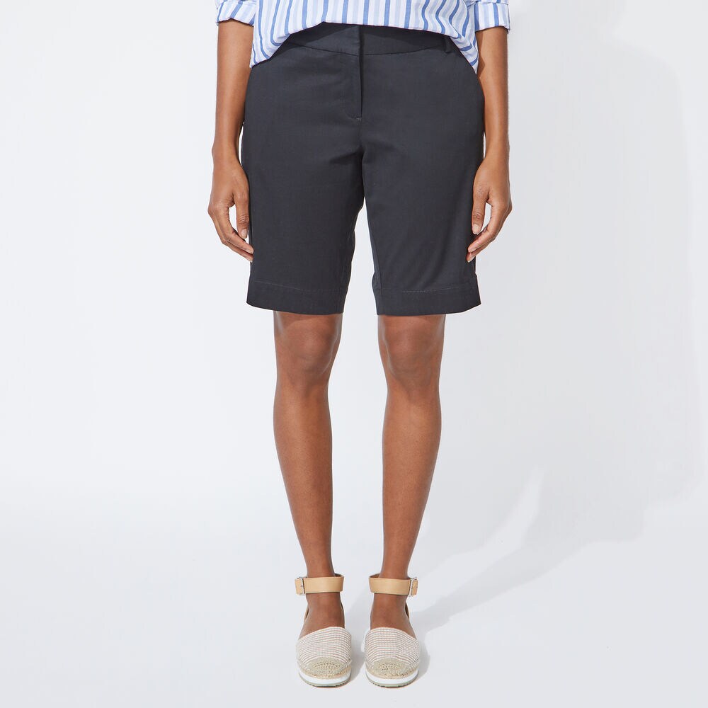 10" CLASSIC FIT BERMUDA SHORTS,True Black,large