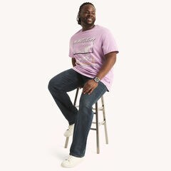 Big & Tall Sailing Diving Graphic T-Shirt,Thistle,large