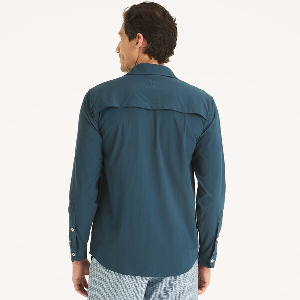Nautica OTF Button-Down UPF 50+ Shirt