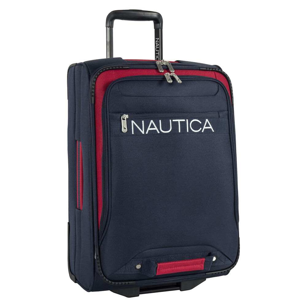 Hayes Point 21" Expandable Luggage in Navy/Red,Navy,large