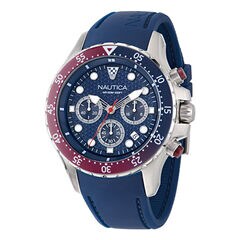 NST Stainless Steel And Silicone Watch Box Set,Moorings Grey Heather,large