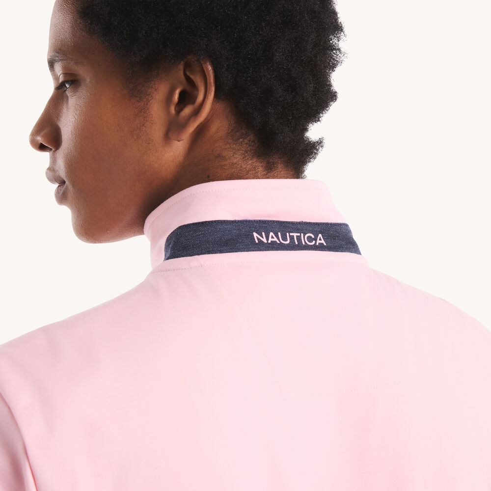 Half-Zip Pullover,Pale Orchid,large