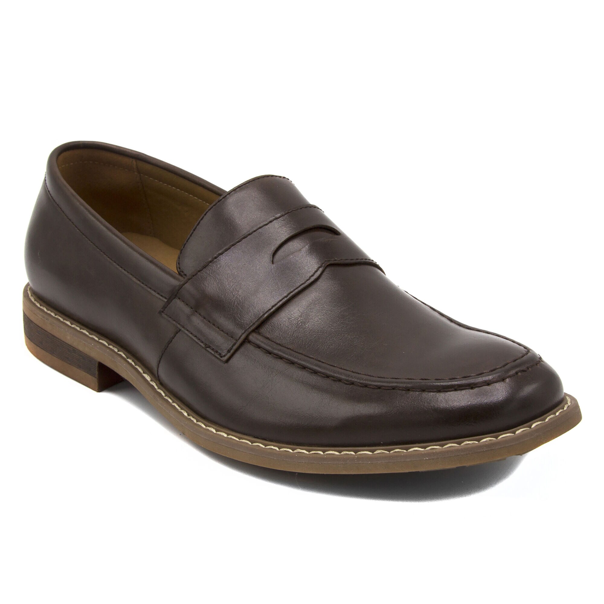 Elias Loafer in Smooth Chocolate,Chocolate,large