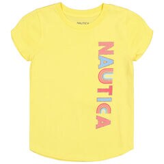 GIRLS' NAUTICA RAINBOW T-SHIRT (7-16),Lemonade,large