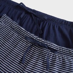 2-PACK STRIPE SLEEP SHORTS,Crystal Bay Blue,large