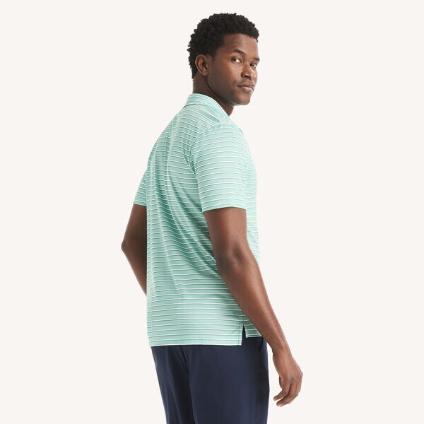 Striped Performance Polo