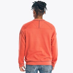 NAUTICA JEANS CO. CREWNECK SWEATSHIRT,Sailor Red,large