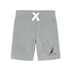 TODDLER BOYS' SOLID KNIT SHORT (2T-4T),Gunmetal Grey,large