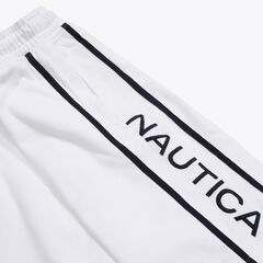 Big & Tall 9" Logo Fleece Short ,Bright White,large