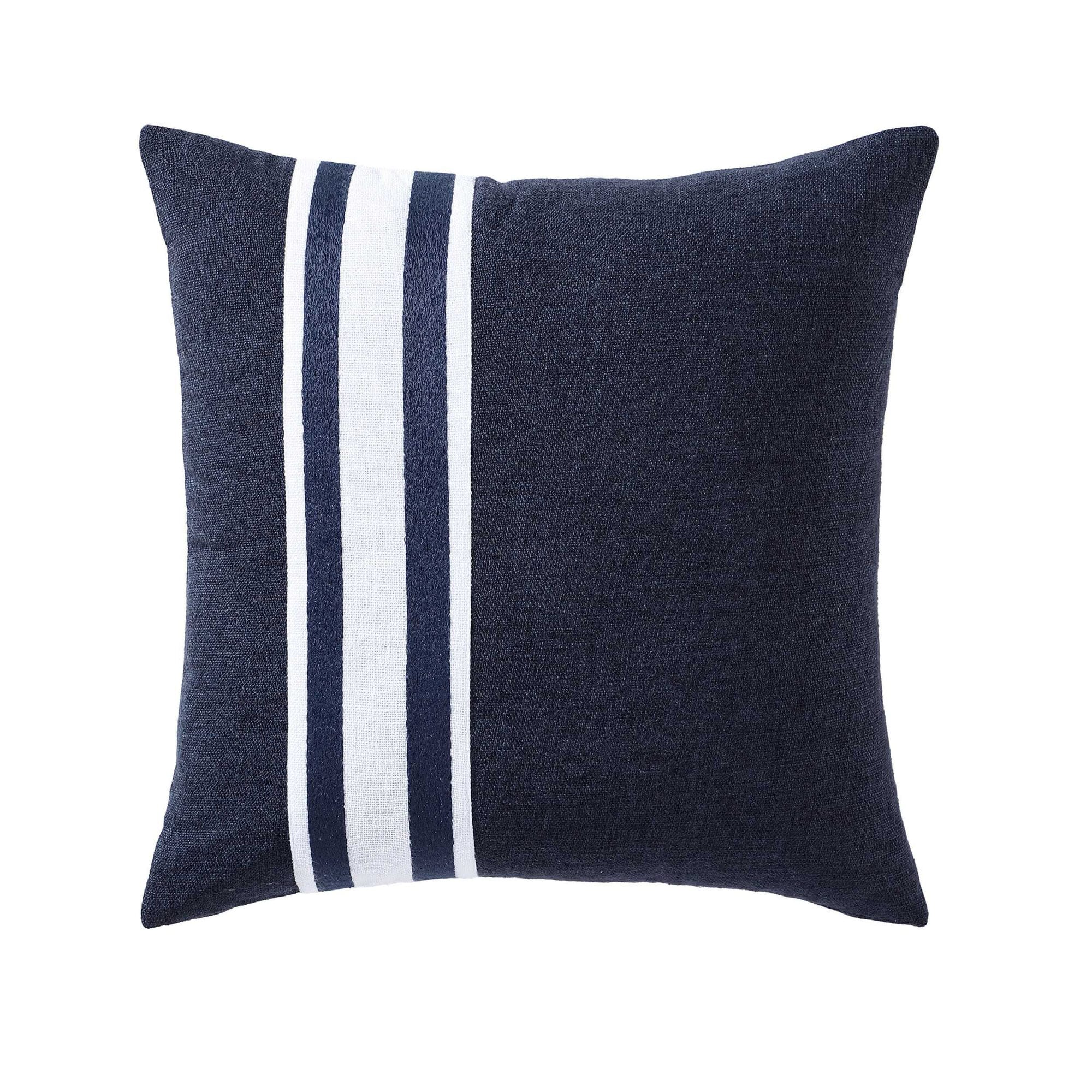 Sailor Harbor Navy Decorative Pillow,Bali Bliss,large