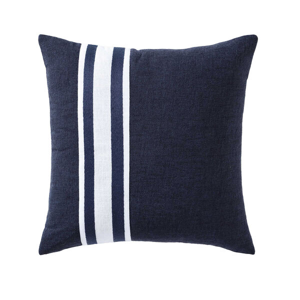 Sailor Harbor Navy Decorative Pillow