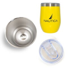LOGO DOUBLE-WALLED STAINLESS STEEL SHORT TUMBLER,Multi,large