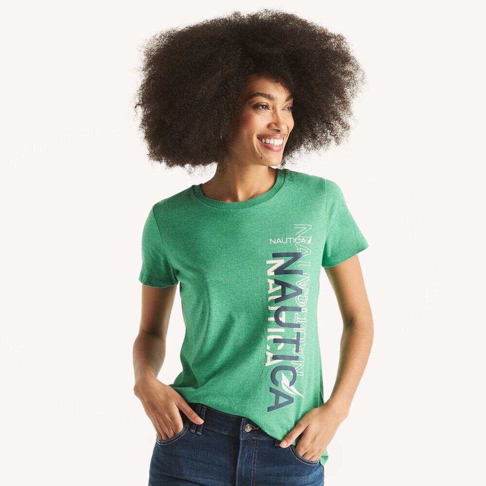 Logo Graphic T-Shirt,Light Sonic,large