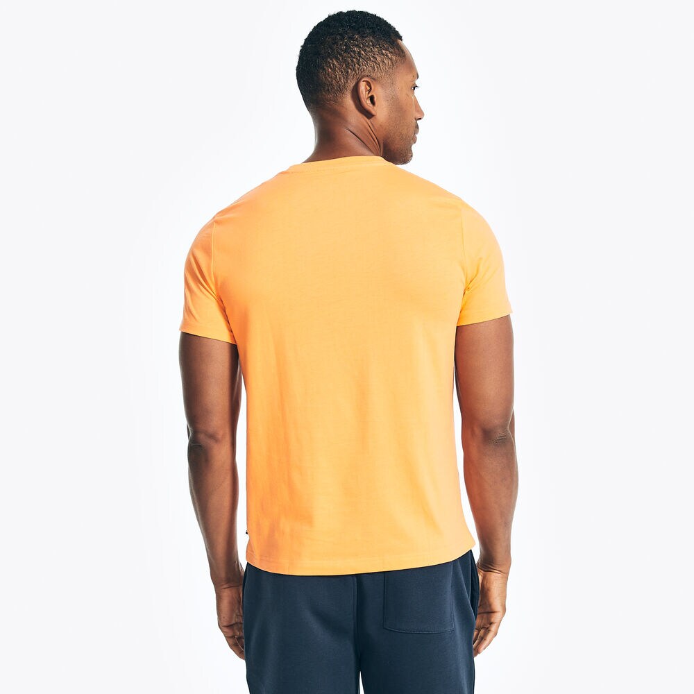 SUSTAINABLY CRAFTED N83 GRAPHIC T-SHIRT,Orange,large
