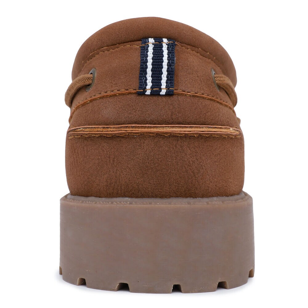 Lace-Up Boat Shoe,Dark Brown Heather,large