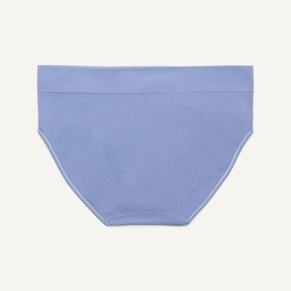 Ribbed Seamless Hipster Brief, 5-Pack,Hawaiian Ocean,large