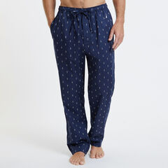 8" ANCHOR PRINT SLEEP SHORT,Peacoat,large