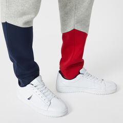 COLORBLOCK FLEECE JOGGERS,Grey Heather,large