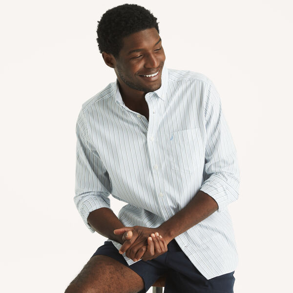 Classic Fit Wrinkle-Resistant Striped Shirt