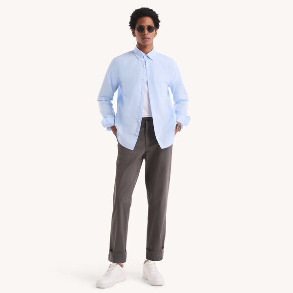 Slim Fit Wrinkle-Resistant Deck Shirt