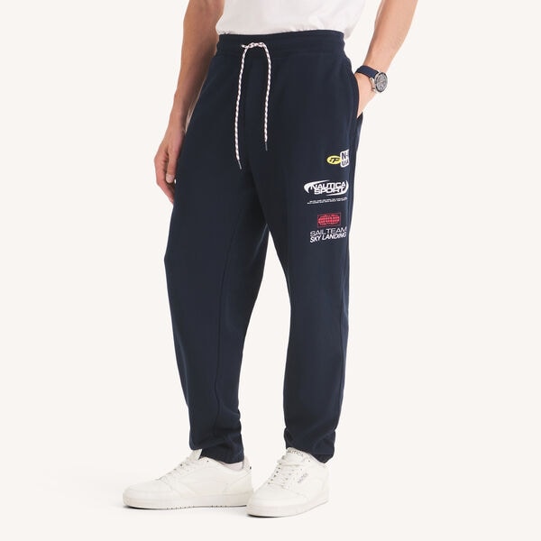 Multiple-Logo Fleece Jogger