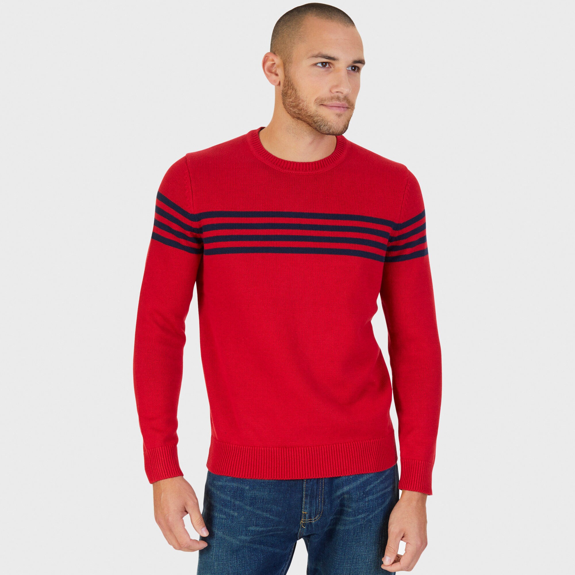 nautica red sweater