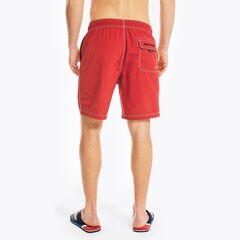 8" BIG & TALL SWIM TRUNKS,Nautica Red,large