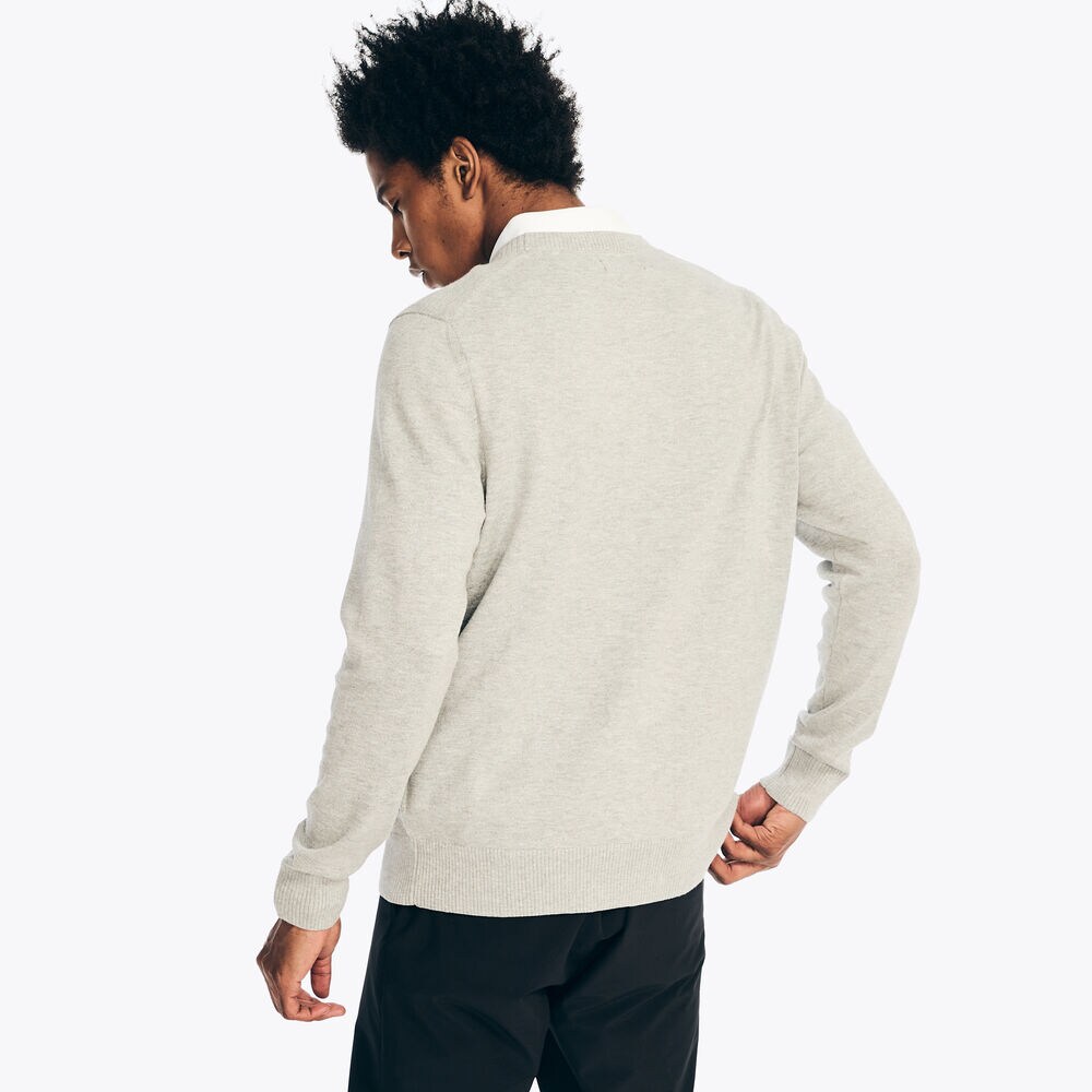 Navtech Crewneck Sweater,Grey Heather,large