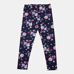 LITTLE GIRLS' FLORAL PRINT LEGGING (4-7),Navy,large