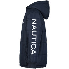 Boys' Solid Bubble Jacket (8-20),Aquadream,large