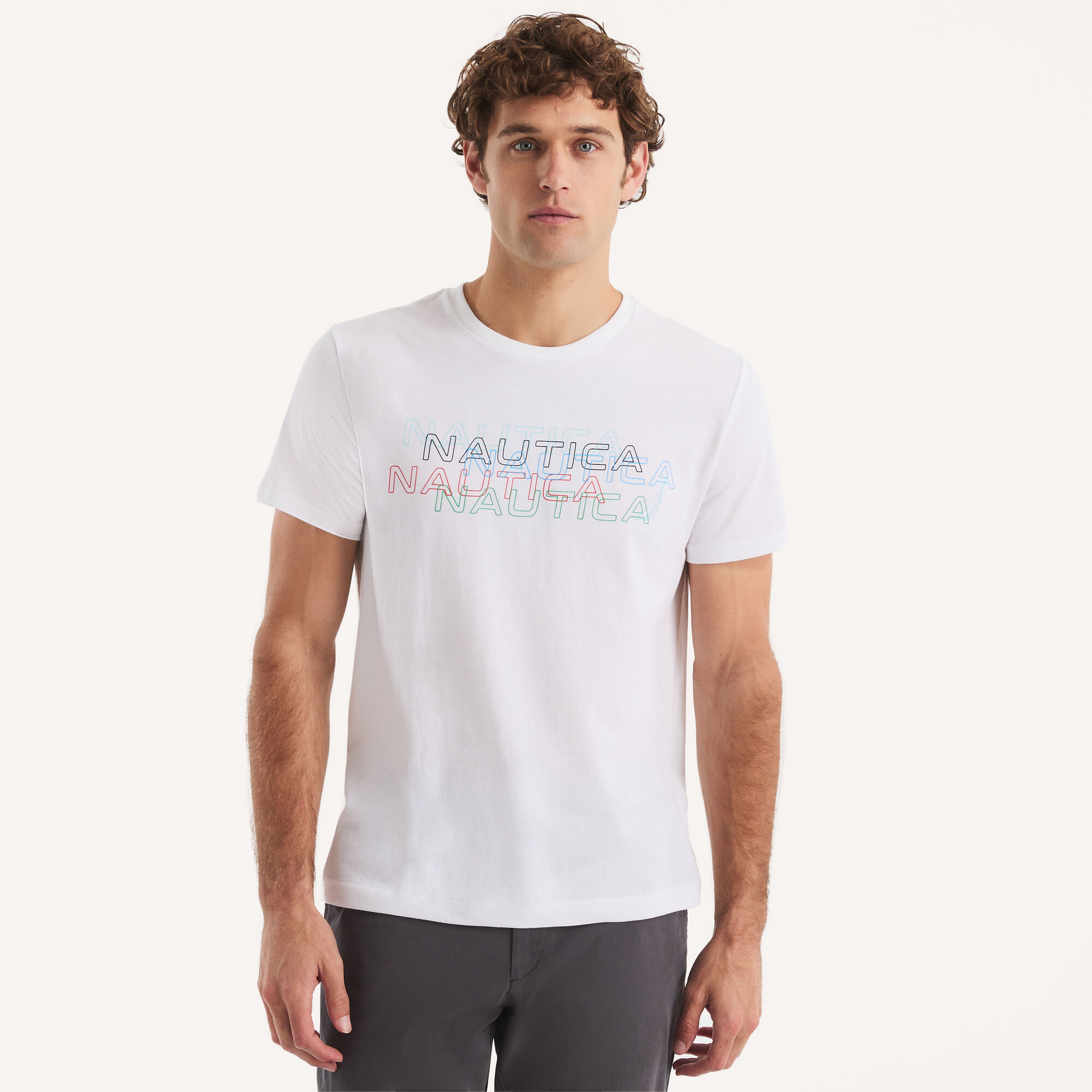 Logo Graphic T-Shirt,Bright White,large