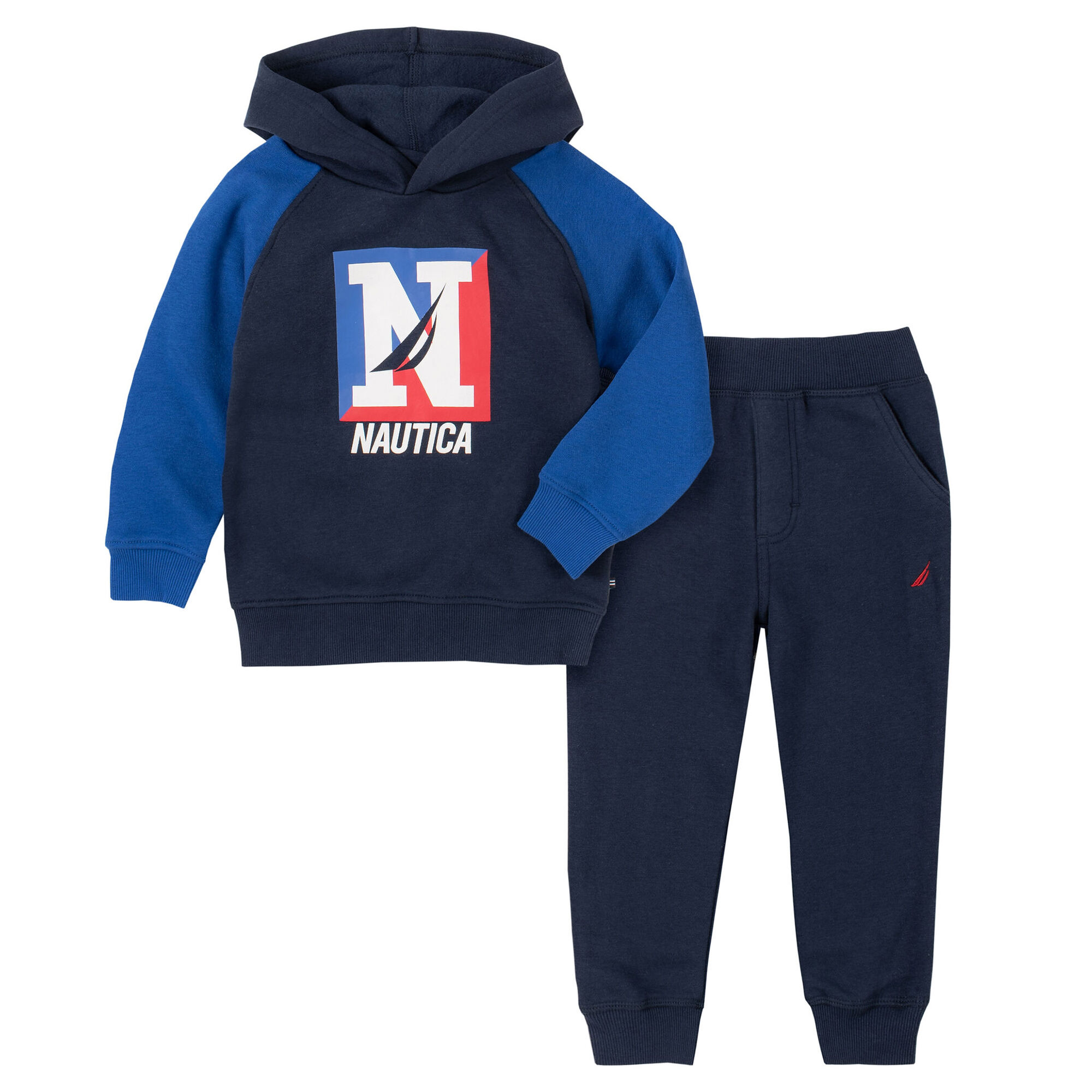 INFANT BOYS' FLEECE HOODIE 2PC JOGGER SET (12M-24M),Aquadream,large
