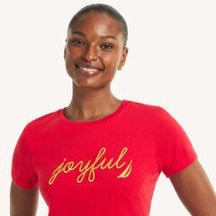 Joyful Graphic T-Shirt,Tomales Red,large