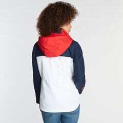 LOGO JACKET IN COLORBLOCK,Bright White,large