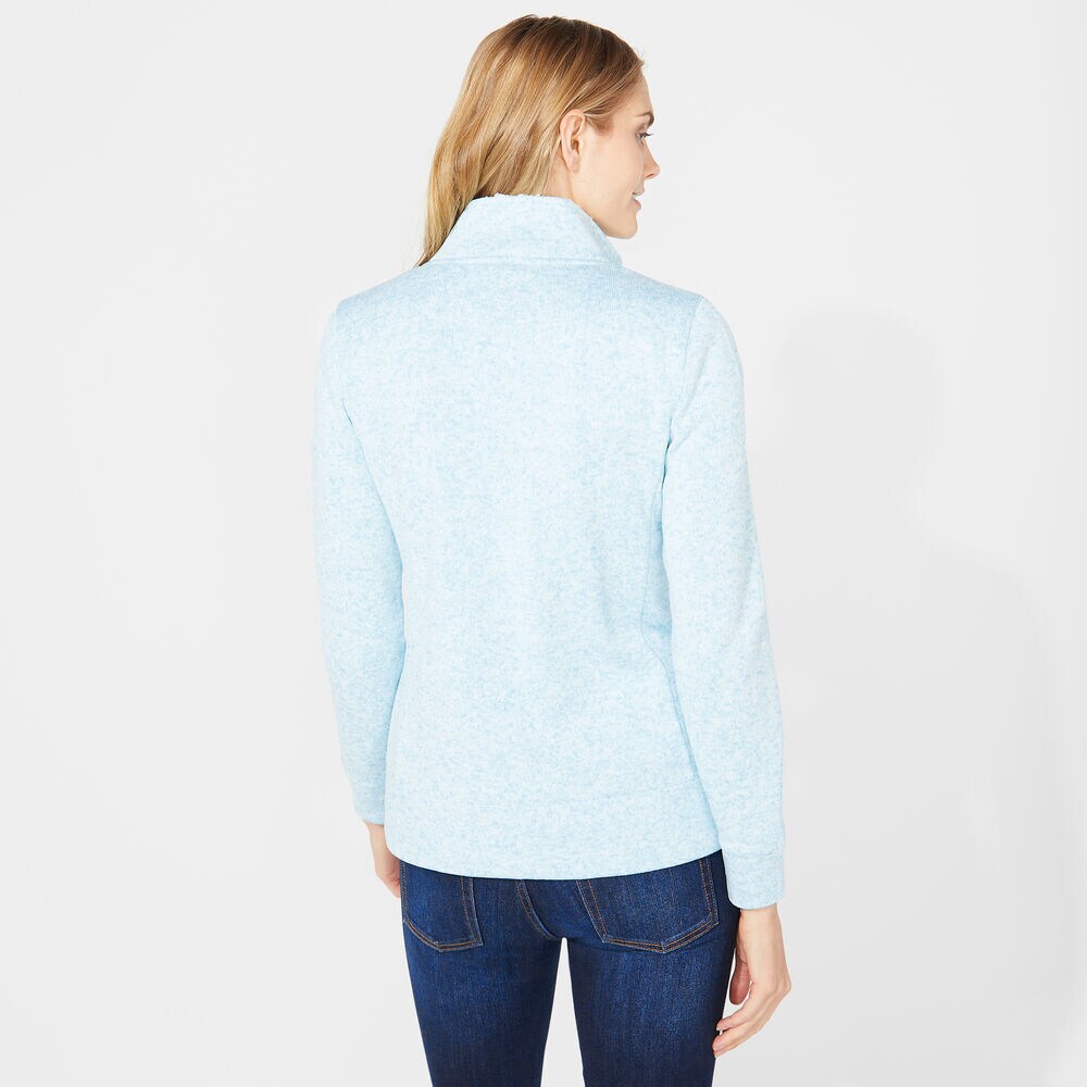 Nautex Full-Zip Sweater Fleece Jacket,Marine Blue,large