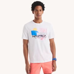 Sunset Riders Graphic T-Shirt,Bright White,large