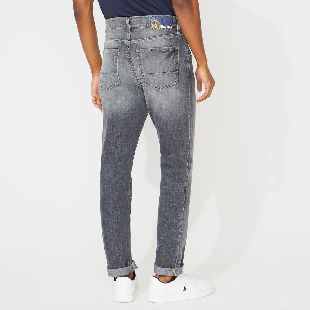 NAUTICA JEANS CO. ORIGINAL SLIM FIT DENIM,Light Brown,large