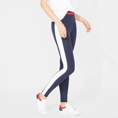 SIDE-STRIPE FLEECE LEGGING,Stellar Blue Heather,large