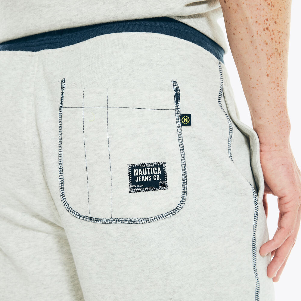 NAUTICA JEANS CO. 10" KNIT SHORT,Charcoal,large