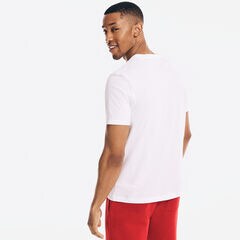 BLUE SAIL GRAPHIC T-SHIRT,Bright White,large