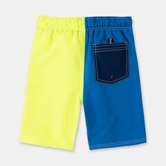 LITTLE BOYS' COVE NS83 COLORBLOCK SWIM TRUNKS (4-7),Firefly,large