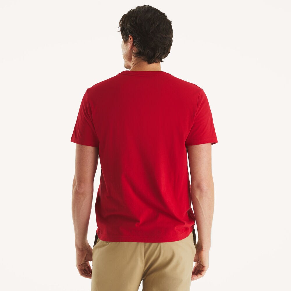 Yacht Club Graphic T-Shirt,Nautica Red,large